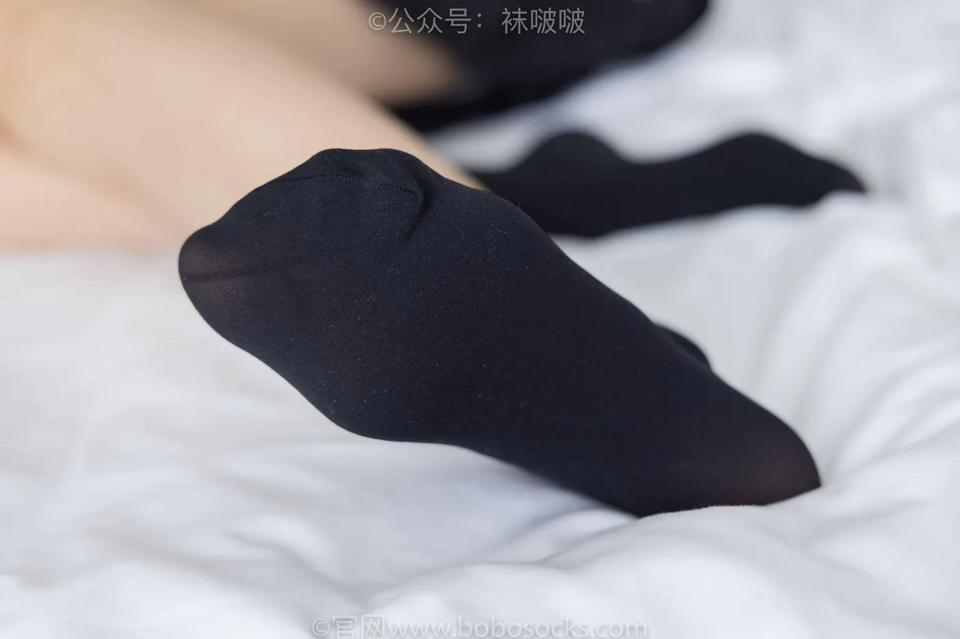 [BoBoSocks袜啵啵]NO.033 稚予-贝壳头、天鹅绒黑袜、天鹅绒白袜 [154P]插图8